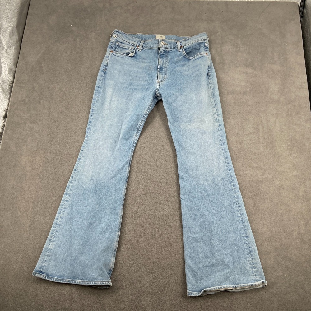 Vintage Y2K Citizen Of Humanity Isola Jeans Sz 30 Blue Premium Denim Flare Leg
